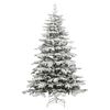 vidaXL &Aacute;rvore de Natal artificial articulada c/ flocos de neve 240 cm