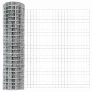 vidaXL Cerca Euro 1,4 x 10 m Ferro revestido de PVC