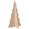 vidaXL &Aacute;rvore de Natal decorativa 80 cm madeira de pinho maci&ccedil;a