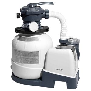 INTEX Bomba de Filtro de Areia com WiFi Branco e Preto 13.83 PVC