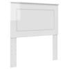 vidaXL Cabeceira Branco Brilhante 100 cm Madeira engenheirada