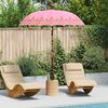 vidaXL Parasol Balin&ecirc;s Rosa 185 x 185 x 260 cm