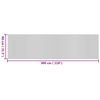 vidaXL Tapete retangular 80x300 cm bambu cor natural