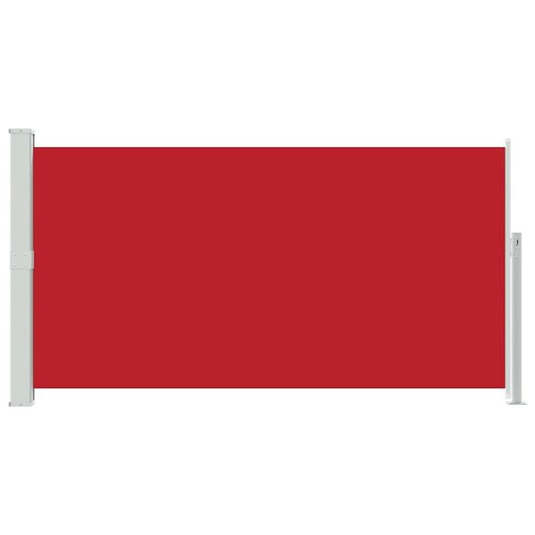 vidaXL Toldo lateral retr&aacute;til para p&aacute;tio 170x300 cm vermelho