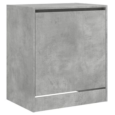 vidaXL Sapateira 60x42x69 cm derivados de madeira cinzento cimento