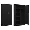 vidaXL Cacifo 90x40x180 cm a&ccedil;o preto