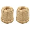 vidaXL Cordas de sisal 2 pcs 12 mm 250 m
