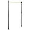 vidaXL Estore de rolo para exterior 120x270 cm creme