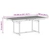 vidaXL 7 pcs conjunto de jantar para jardim ac&aacute;cia maci&ccedil;a e textilene