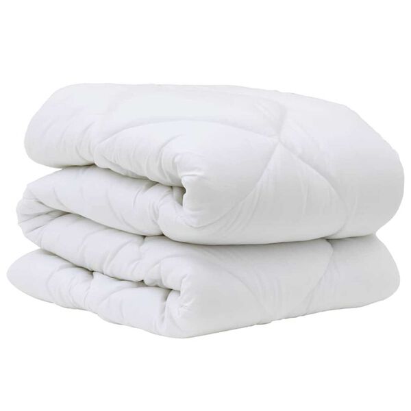 vidaXL Edredom de Inverno Branco 240 x 222 x 5 cm Poli&eacute;ster