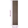 vidaXL Tapete sisal natural 66x300 cm castanho