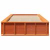 vidaXL Estrutura da Cama Marrom Cera 90 x 200 cm