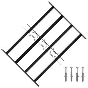 vidaXL Grade de Seguran&ccedil;a para Janela 75,5 x 60 cm A&ccedil;o Galvanizado