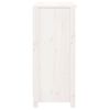 vidaXL Aparador 70x35x80 cm madeira de pinho maciça branco
