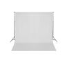 vidaXL Sistema porta-fundos 600 x 300 cm branco