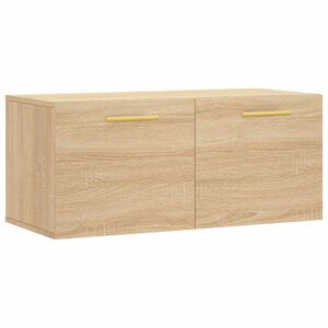 vidaXL Arm&aacute;rio parede 80x36,5x35 cm derivados madeira carvalho sonoma