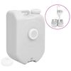 vidaXL Tanque de &aacute;gua port&aacute;til 24 L cinzento