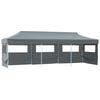 vidaXL Tenda para festas pop-up dobr&aacute;vel c/ 5 paredes 870x291x315 cm antracite