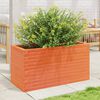 vidaXL Vaso/floreira de jardim 90x40x45,5 cm pinho maci&ccedil;o castanho mel