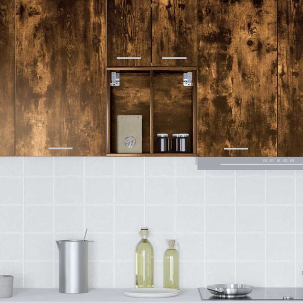 vidaXL Arm&aacute;rio suspenso Carvalho Defumado 40 x 29,5 x 40 cm