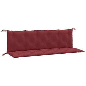 vidaXL Almofad&otilde;es p/ banco de jardim 2pcs 180x50x7 cm mesclado tecido