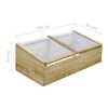 vidaXL Estufas 2 pcs 100x50x35 cm madeira de pinho impregnada