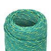 vidaXL Corda de barco 2 mm 250 m polipropileno verde