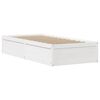 vidaXL Cama sem colch&atilde;o 90x190 cm madeira de pinho maci&ccedil;a branco