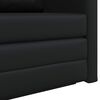 vidaXL Sof&aacute;-Cama 110cm Preto Couro Artificial