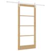 vidaXL Porta Deslizante ORKDAL Natural 93 x 202 cm