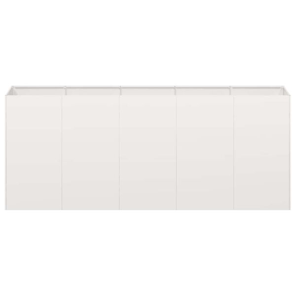 vidaXL Plantador 200x40x80 cm A&ccedil;o Inoxid&aacute;vel
