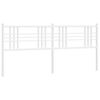 vidaXL Cabeceira de substitui&ccedil;&atilde;o 180 cm metal branco