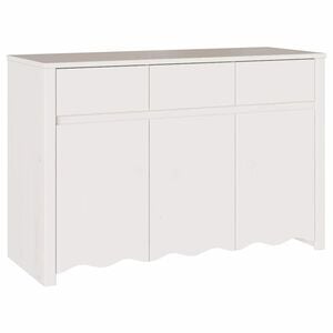 vidaXL Buffet com gaveta Drammen Branco 114 x 43 x 75,5 cm