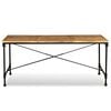 vidaXL Mesa de jantar madeira de mangueira maciça 180 cm