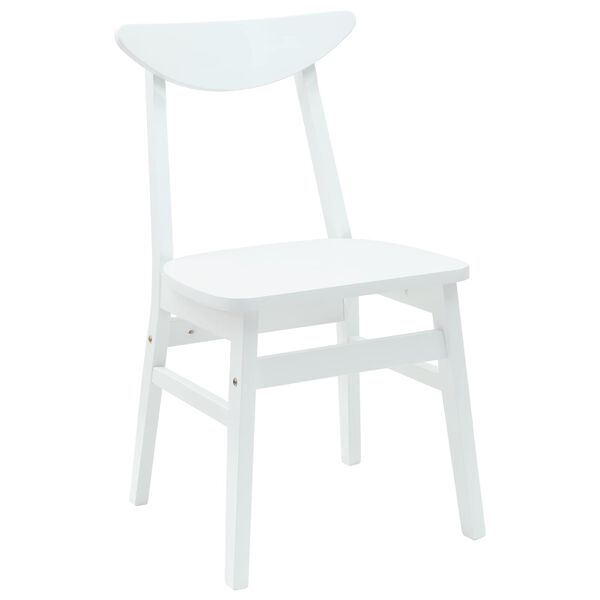 vidaXL Cadeiras de Jantar 2 pcs Branco 42 x 47,5 x 81 cm