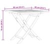 vidaXL 5 pcs conjunto de jantar p/ jardim madeira de teca maciça