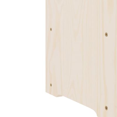 vidaXL Garrafeira c/ tábua no topo 33x25x37 cm madeira de pinho maciça
