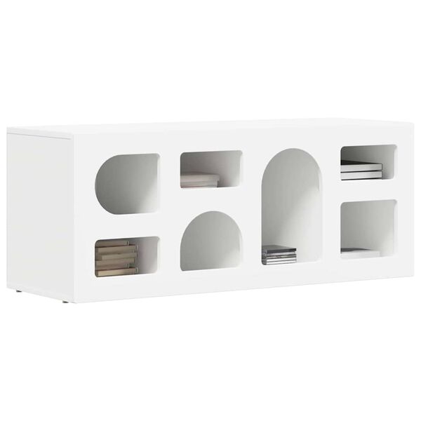vidaXL Gabinete para TV Branco 100 x 35 x 40 cm Madeira processada
