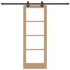 vidaXL Porta Deslizante Natural 73,5 x 198,5 cm