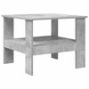 vidaXL Mesa de centro Cinzento 57 x 55 x 45 cm Derivados de Madeira