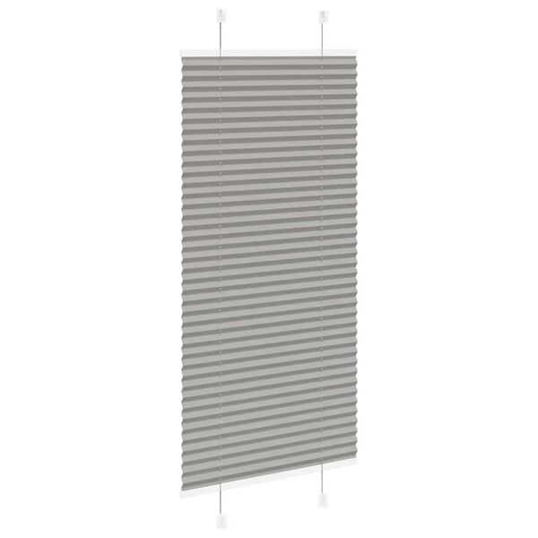 vidaXL Antracite Plissada Cega 60x150 cm Largura Tecido 59,4 cm