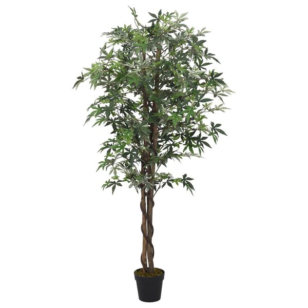vidaXL &Aacute;cer artificial 672 folhas 180 cm verde