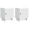 vidaXL Arm&aacute;rio de Cabeceira 2 pcs Branco 43 x 34,5 x 50 cm