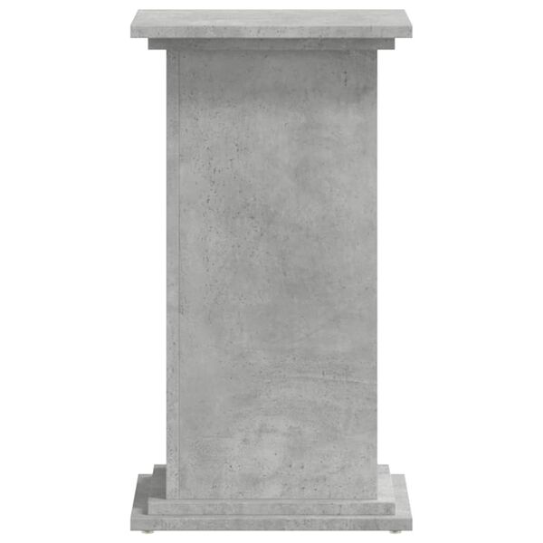 vidaXL Suporte p/ plantas 33x33x60 cm derivados madeira cinza cimento
