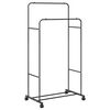 vidaXL Suporte para Roupas Liso Preto 80 x 53 x 156 cm