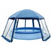 Blue Bay Tenda para piscina tipo II azul 520x600x280 cm