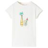 T-shirt infantil cor cru 104