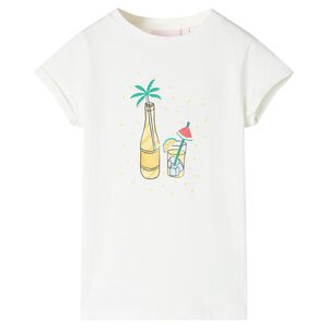 T-shirt infantil cor cru 104