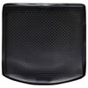 vidaXL Tapete de Porta-Malas Preto Borracha