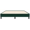 vidaXL Cama sem molas/colch&atilde;o 160x210 cm veludo verde escuro